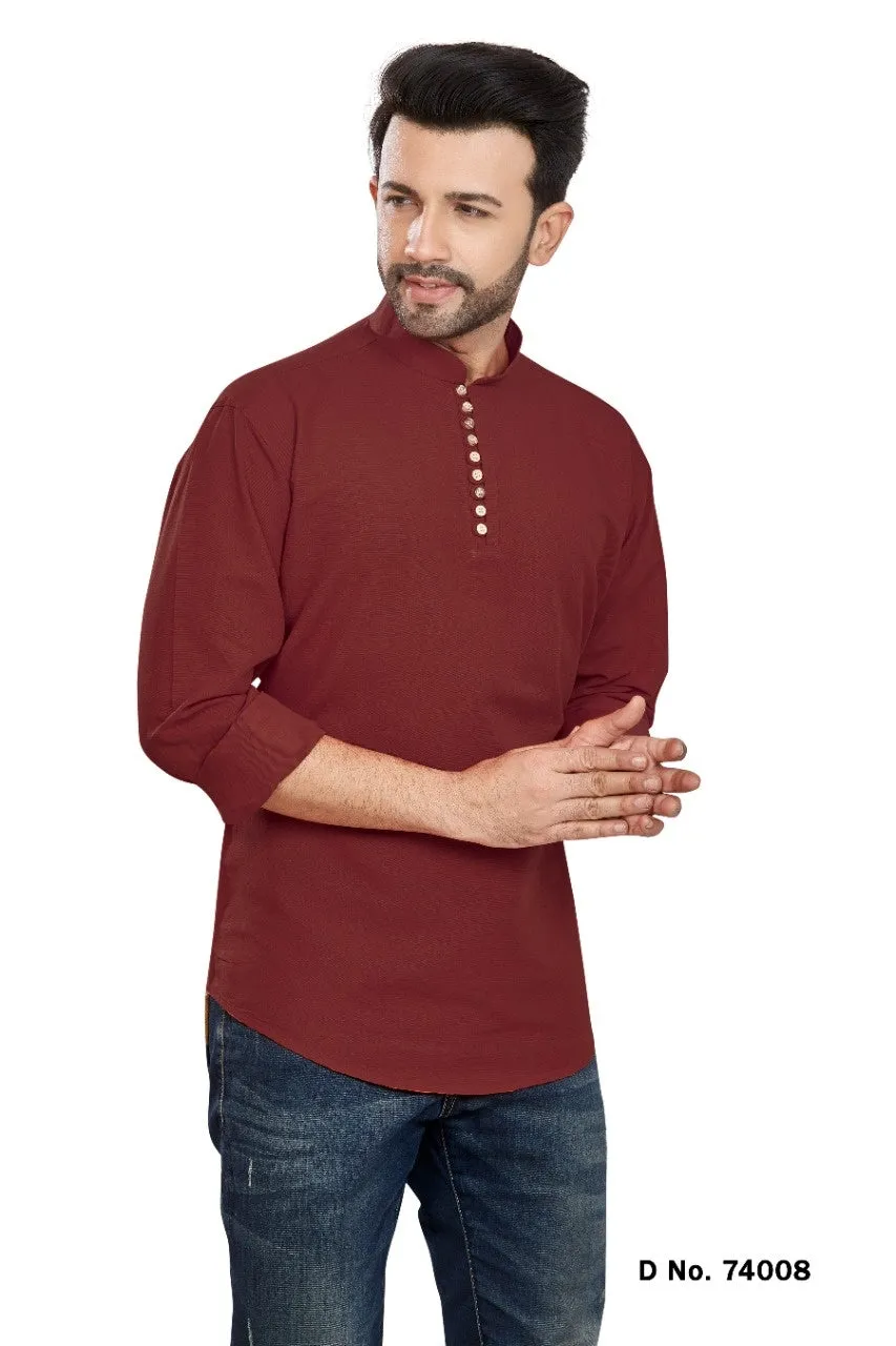 Short Pure Cotton Kurta