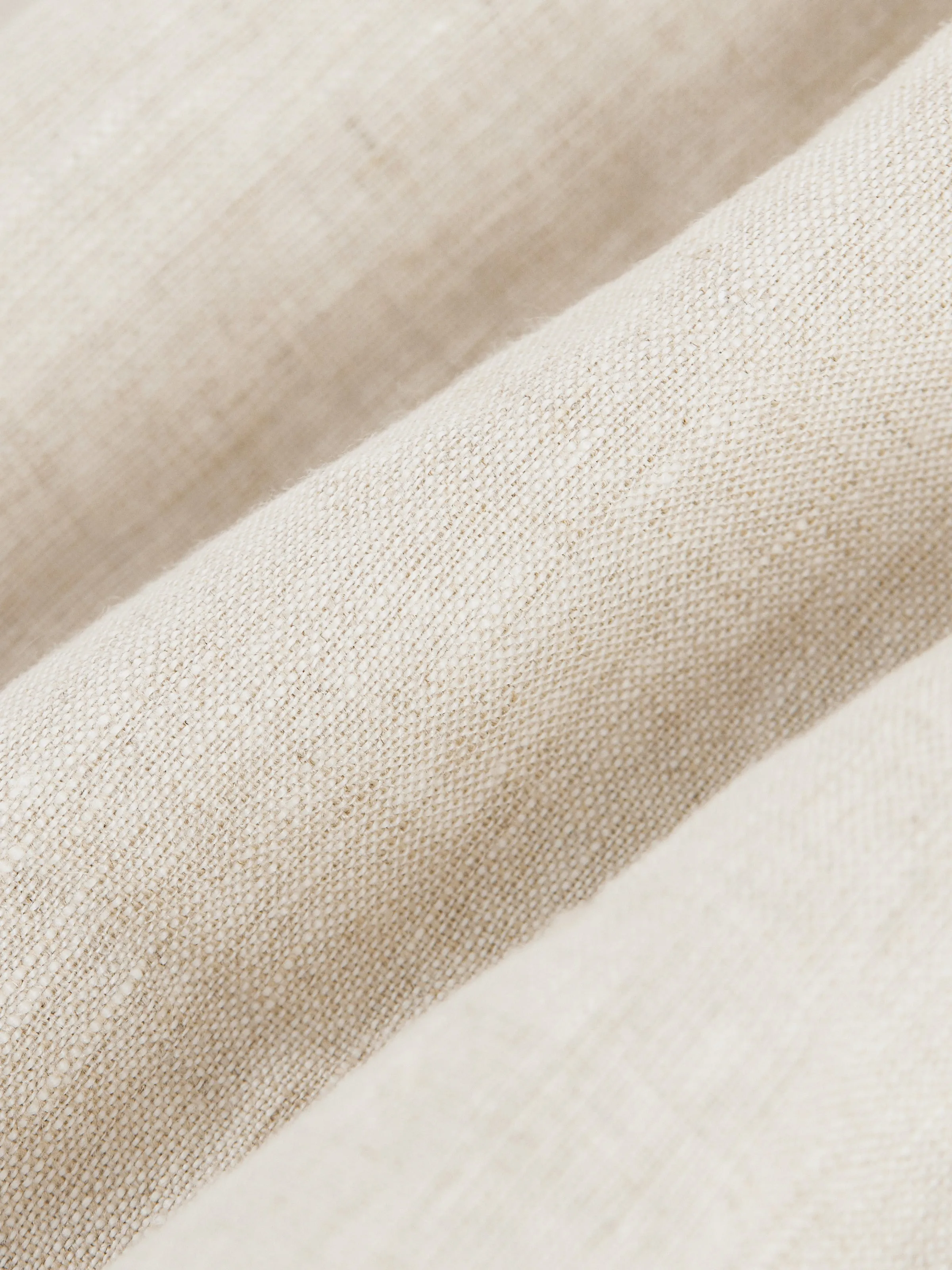 The Amelia Linen Balloon Short in Light Beige