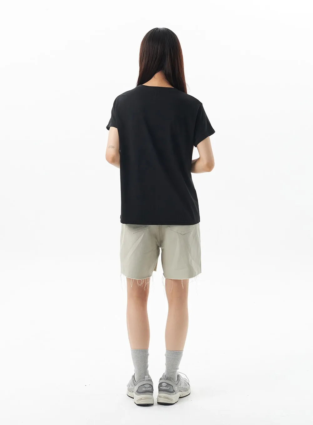 Wide Cotton Shorts OU323