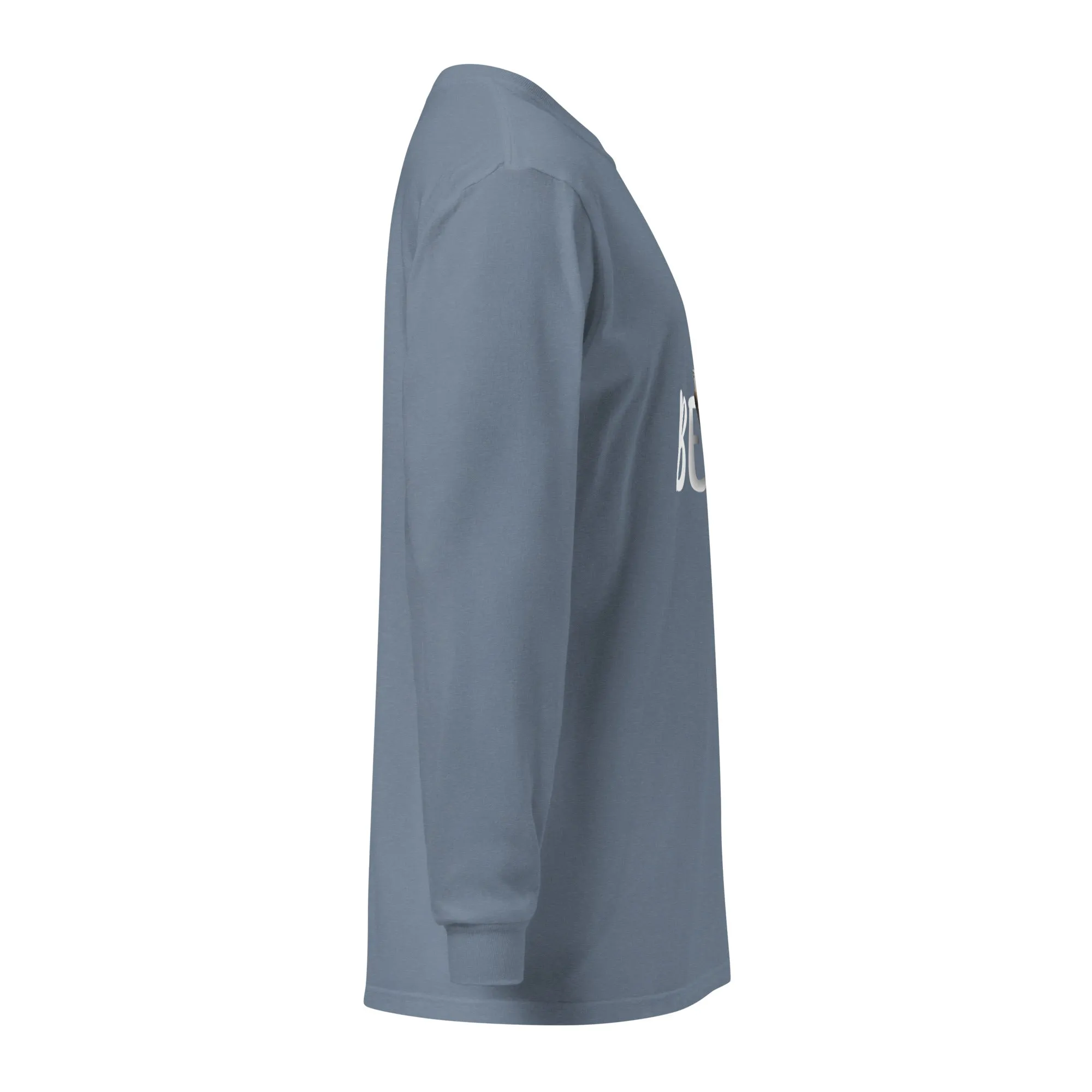 Winter Sweater Bear Garment-dyed heavyweight long-sleeve shirt